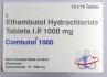 COMBUTOL 1000 - ethambutol hcl - 1000mg - 120 Tablets