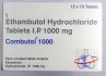 Buy COMBUTOL 1000 - ethambutol hcl - 1000mg - 120 Tablets