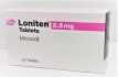 Loniten - minoxidil oral - 2.5mg - 60 Tablets