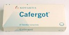 Cafergot - ergotamine - 1mg - 100 Tablets