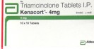 Kenacort - triamcinolone - 4mg - 100 Tablets