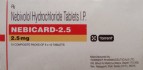Buy Nebicard - nebivolol - 2.5mg - 100 Tablets